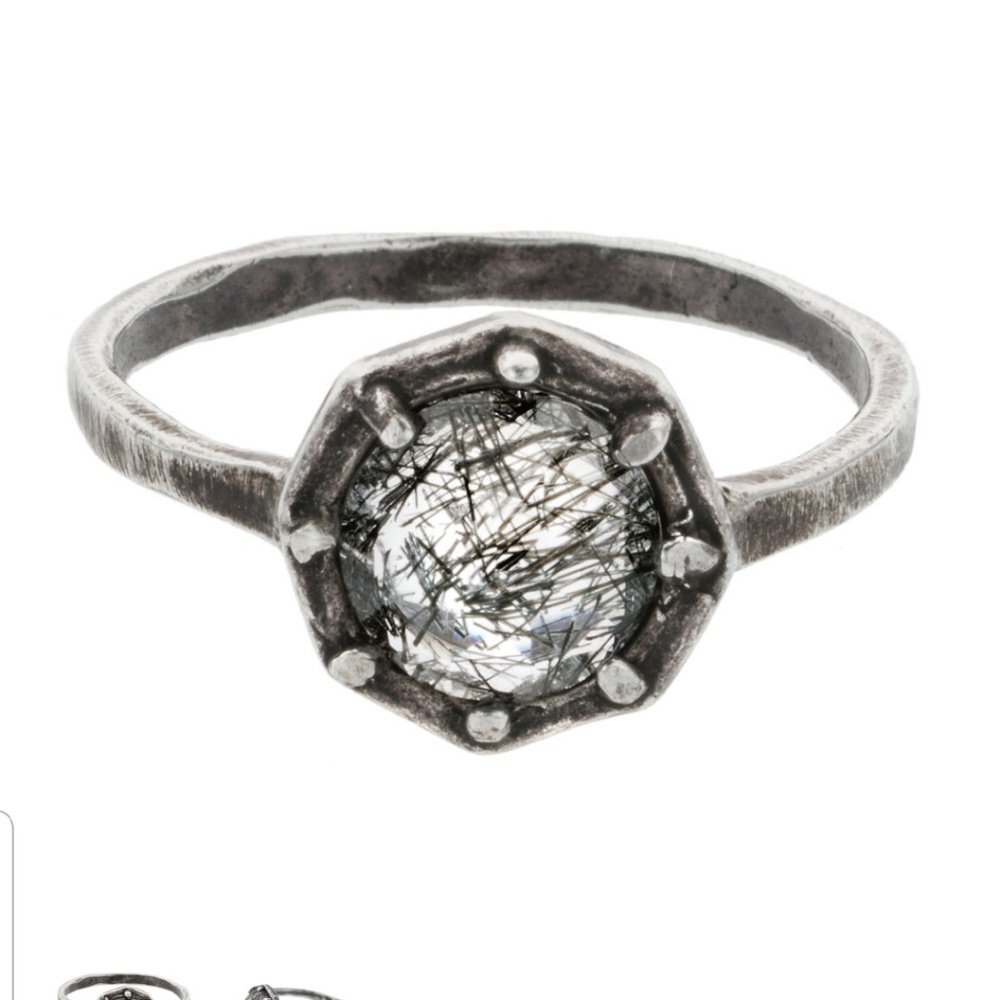 Lauren Wolf Silver Quartz Ring